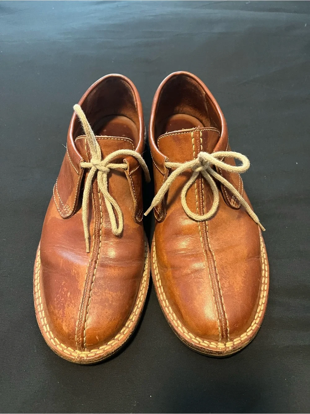 Cole Haan Men's Chestnut Brown Leather Chukka Boots